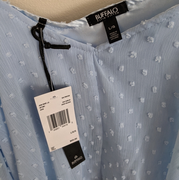 Buffalo David bitton ruffle top - Picture 3 of 3